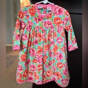 Cotton Kids Corduroy Floral dress